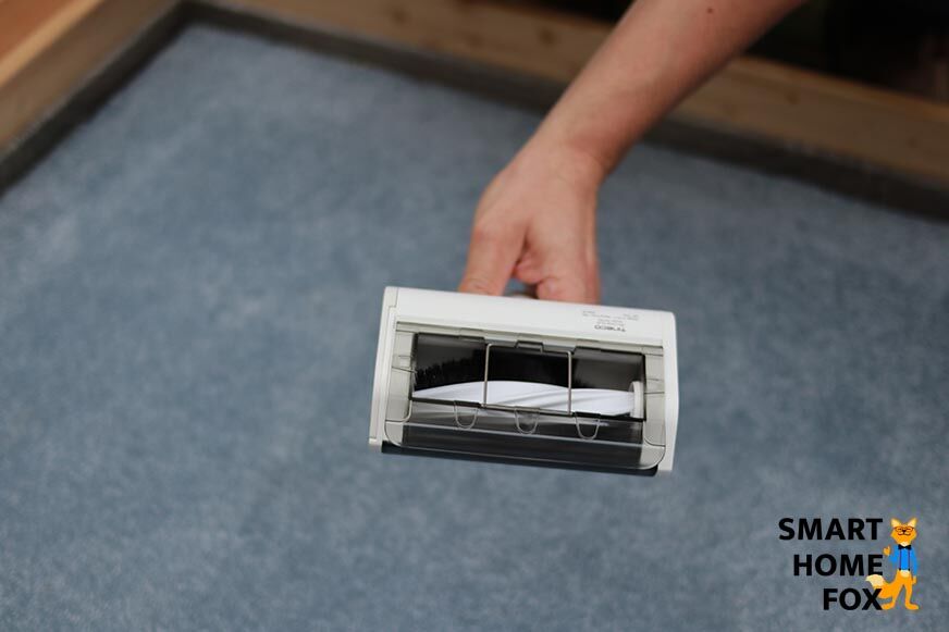 Die Mini-Turbo-Bürste von unten